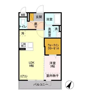 プルミエ【2階】の間取り