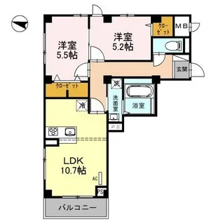 エクセレント ヒルズ【3階】の間取り