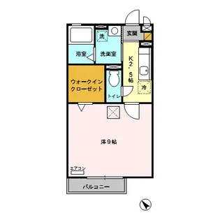 リビングタウン三橋【1階】の間取り