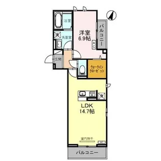 GLOIRE COURT【3階】の間取り