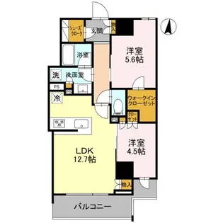 大宮スカイ&スクエア ザ・タワー【10階】の間取り
