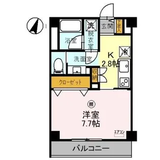 アース【3階】の間取り