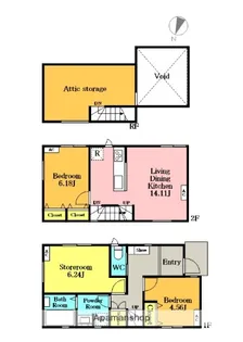 埼玉県さいたま市桜区南元宿2丁目【一戸建】の間取り