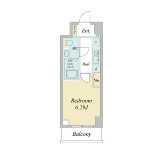 グランカーサさいたま新都心【4階】の間取り