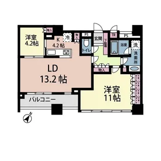 大宮ファーストプレイスタワー【23階】の間取り