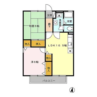 サンモール【2階】の間取り