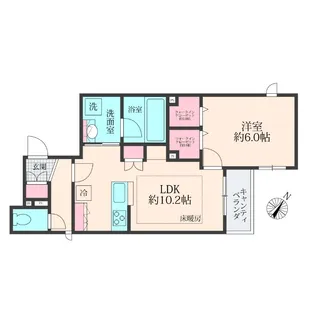 埼玉県さいたま市浦和区上木崎6丁目【マンション】の間取り