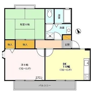 セジュールM【2階】の間取り
