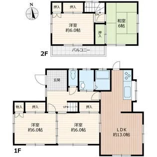 埼玉県さいたま市桜区大字白鍬【一戸建】の間取り