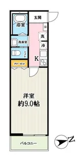 ソレイユ西大宮【3階】の間取り