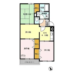 グリーンヒル桜ヶ丘 A【1階】の間取り