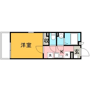 レオネクストラ トゥール円阿弥【1階】の間取り