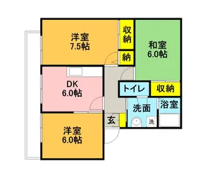ヴァンベール神山 Ⅰ【2階】の間取り