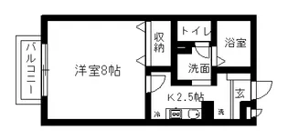 リヴェール【1階】の間取り
