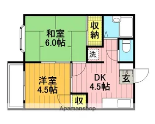 メゾン・アーベインⅡ【202号室】の間取り