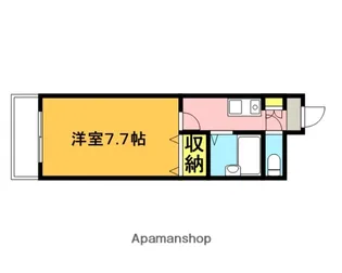 アートパレスYS【206号室】の間取り