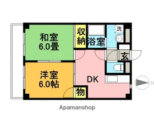 ドルフ桜丘【2階】の間取り