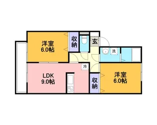 ジェネシスK【202号室】の間取り