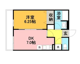 クローカス Ⅰ【2階】の間取り