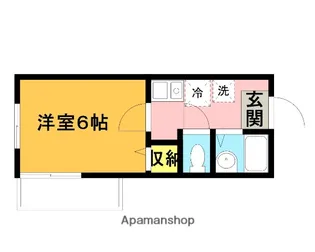 コスモス与野【310号室】の間取り