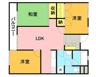 RJR与野【2階】の間取り