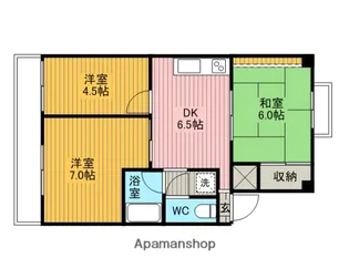 ヨノコーポ【105号室】の間取り