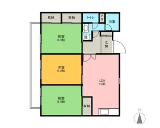 パークス Ⅰ【3階】の間取り