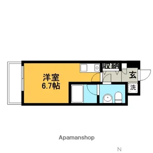 サンセール与野本町【3階】の間取り