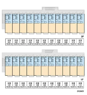 レオパレスソフィア【2階】の間取り