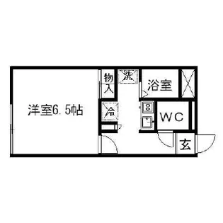 レオパレスPRINCESS【105号室】の間取り