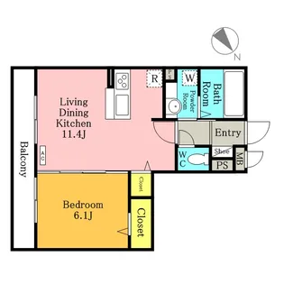 ロイヤルローズ【3階】の間取り