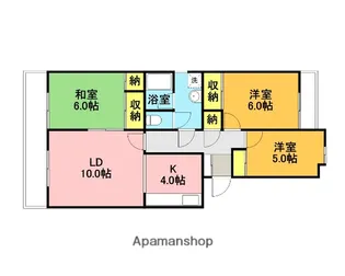 パーセル武創Ⅰ【302号室】の間取り
