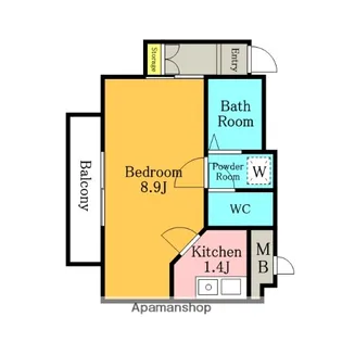 メゾンクリスティーナ【1階】の間取り