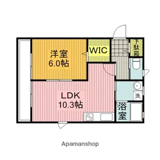 グラン フォルテ【201号室】の間取り