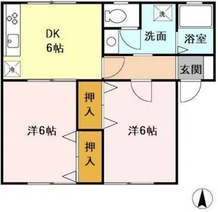 コーポラスM【1階】の間取り