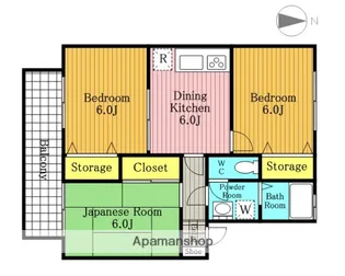 コートジョイ【2階】の間取り