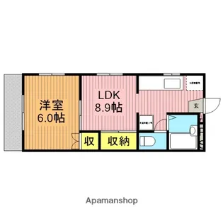 カナディアンハイツ日進【103号室】の間取り