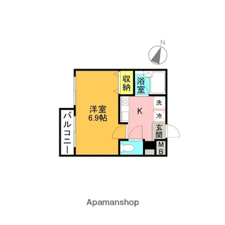 埼玉県さいたま市大宮区桜木町4丁目【マンション】の間取り