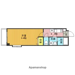 パルジェ日進【109号室】の間取り