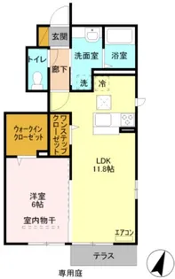 アマーレ Ⅱ【1階】の間取り