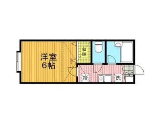 モンシャトー東大成D棟【205号室】の間取り