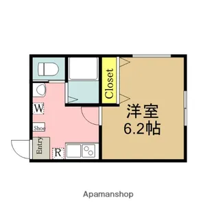 ミレニア大宮B棟【102号室】の間取り