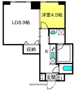 AXIS桜木町【6階】の間取り