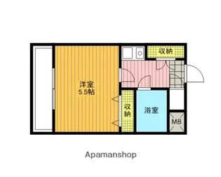 ハイネス丸友【3階】の間取り