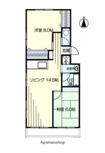第10ユーセーハイツ大宮公園【2階】の間取り