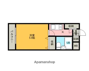 ハイネス丸友【408号室】の間取り
