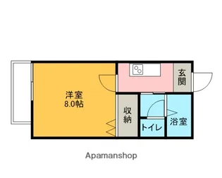 アパートメントK-Ⅲ【1階】の間取り