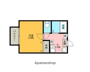 キャメル大成C棟【203号室】の間取り
