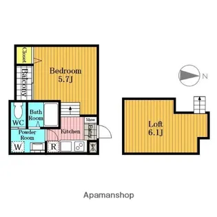 EL CASA 日進【1階】の間取り