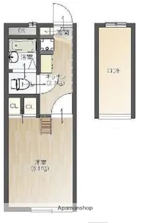 ラ・パルク【2階】の間取り